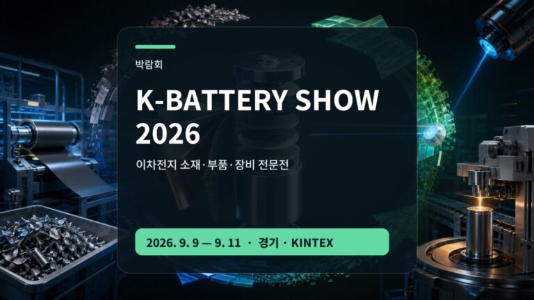 K-BATTERY SHOW 2026 참관 가이드 대표 이미지
