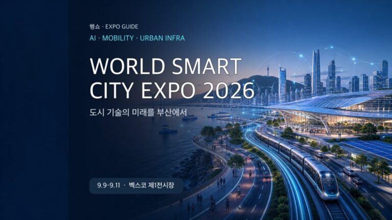 2026 월드 스마트시티 엑스포 관람 가이드 대표 이미지